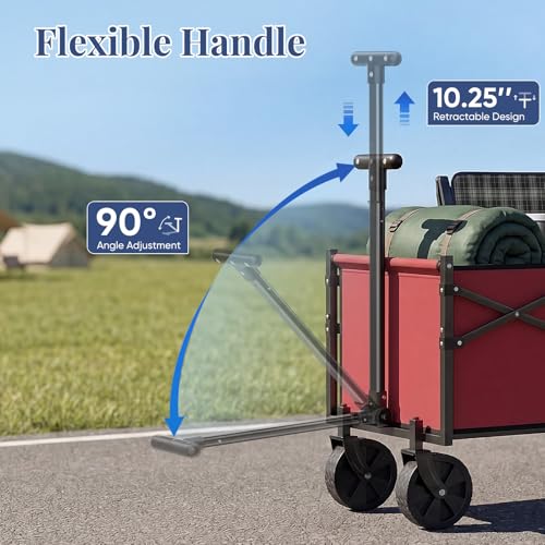 10% Off OLIXIS Collapsible Wagon Cart 220lbs Capacity - Image 5