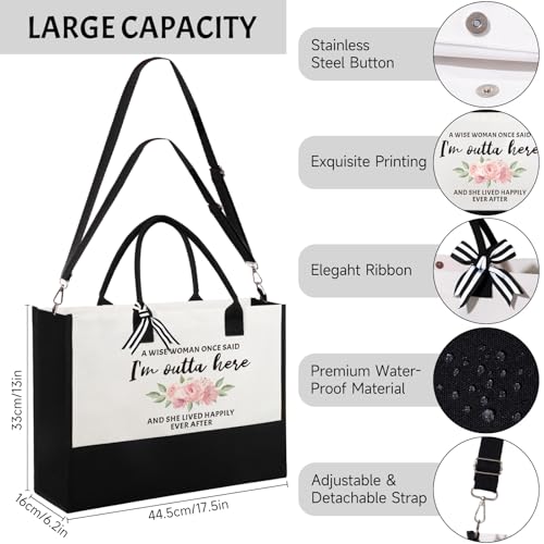 43% Off Retirement Gift Tote + Makeup Bag Set - Image 6