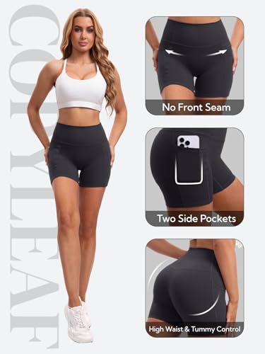 50% Off COPYLEAF Biker Shorts with Pockets for Women - Image 6
