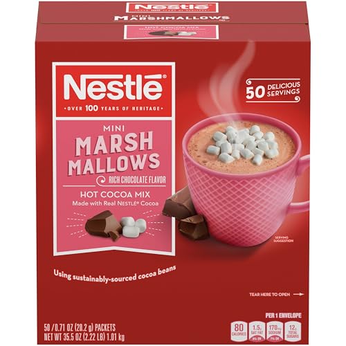 27% Off Nestle Hot Cocoa Mix with Mini Marshmallows, 50 Pack - Image 2