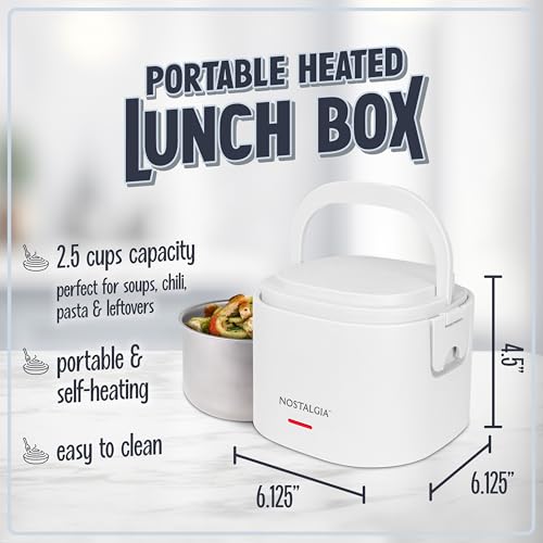 40% Off Nostalgia 20-Ounce Heated Lunch Box - Image 3