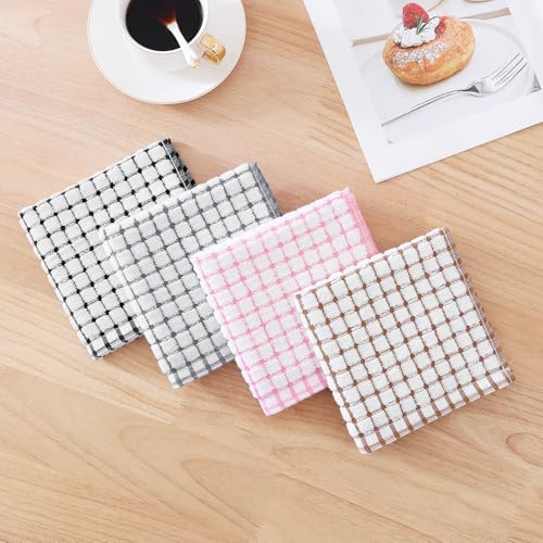 Save 39% on 12 Pack Super Absorbent Cotton Kitchen Dish Cloths - Image 3