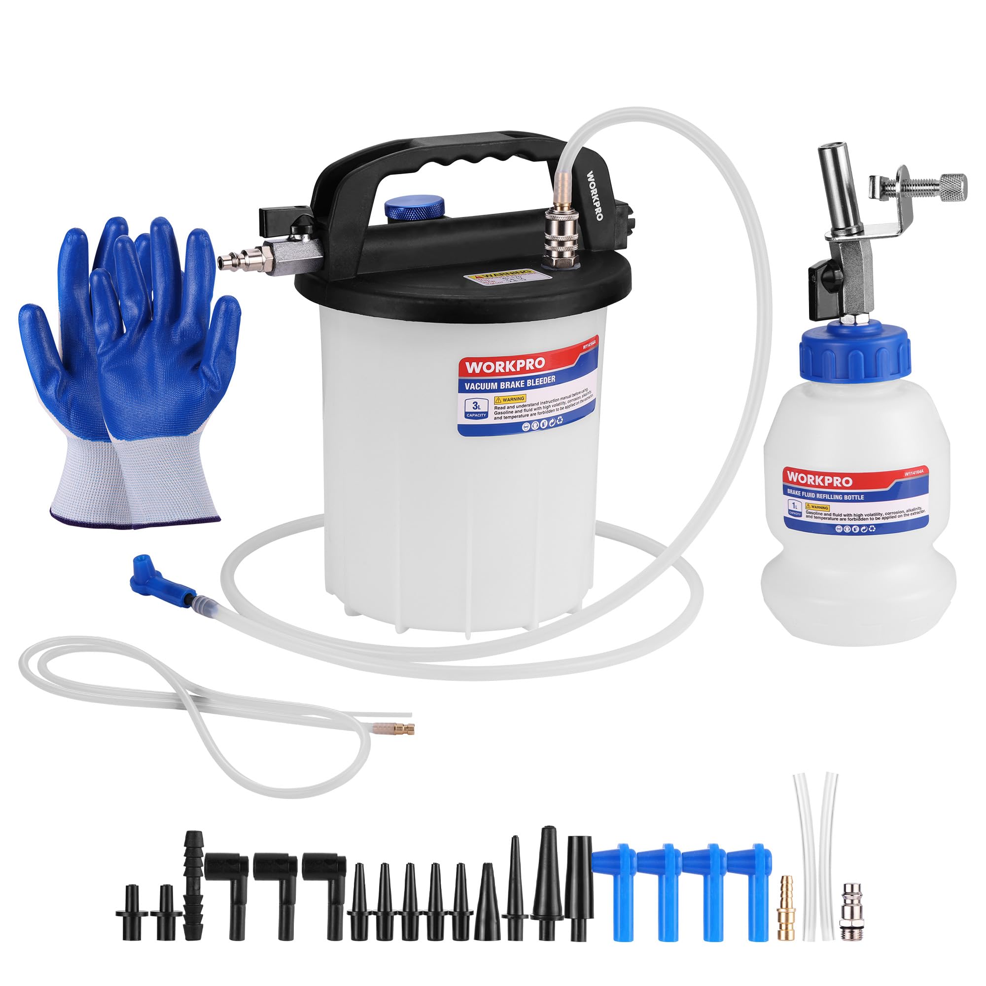Save 50%+ on WORKPRO 3L Vacuum Brake Bleeder Kit