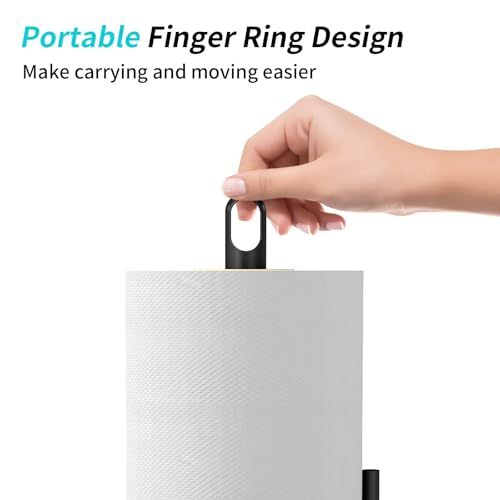 47% Off STWWO Black Paper Towel Holder Countertop - Image 3
