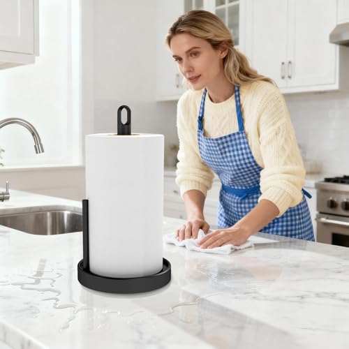 47% Off STWWO Black Paper Towel Holder Countertop - Image 5