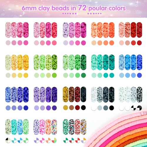 20% Off Gionlion Clay Beads Bracelet Making Kit - Image 4