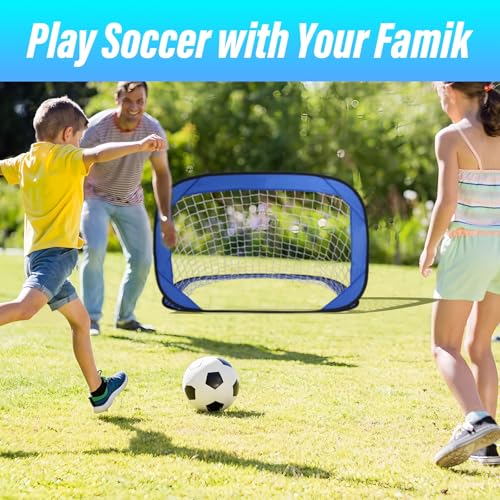 35% Off 2 Pack Portable Soccer Goals for Youth & Family - Image 6