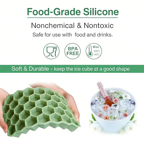 33% Off Zonopy 2-Pack Silicone Ice Cube Trays – Easy Release - Image 3