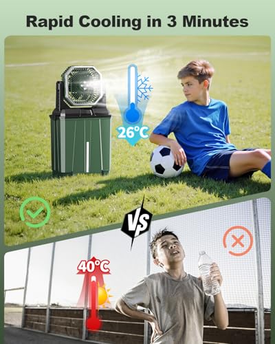 43% Off Coolice Portable Misting Fan with 8L Tank - Image 7