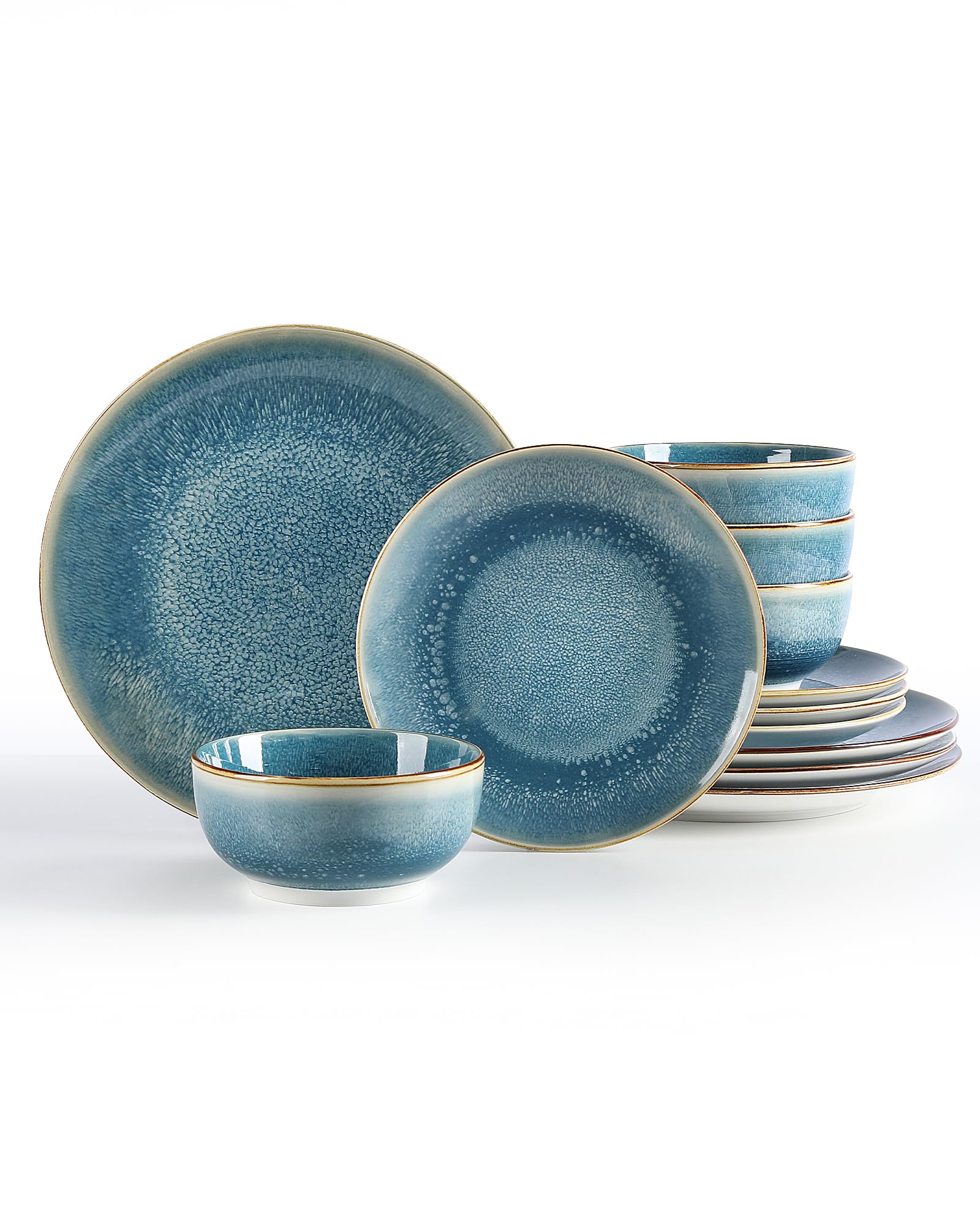 48% Off Sweejar 12-Piece Dinnerware Set – Elegant & Durable