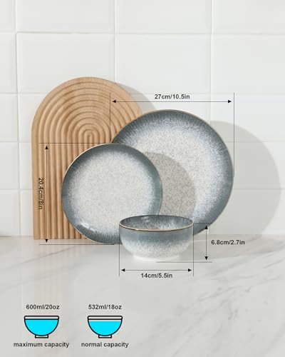 48% Off Sweejar 12-Piece Dinnerware Set – Elegant & Durable - Image 5