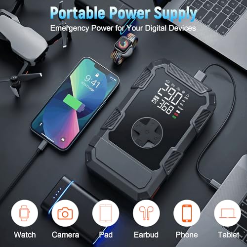4000A Car Jumper with Air Compressor - Save 50% with Code - Image 7