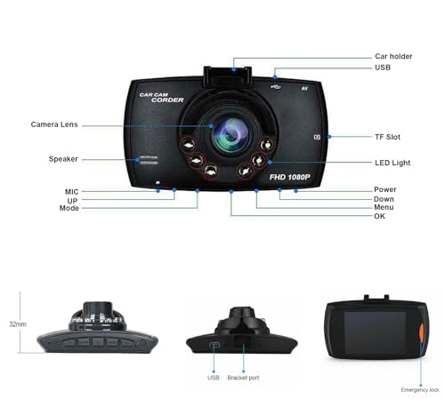 Save with Code: 2.4" 1080p Dash Cam for Cars - Image 8
