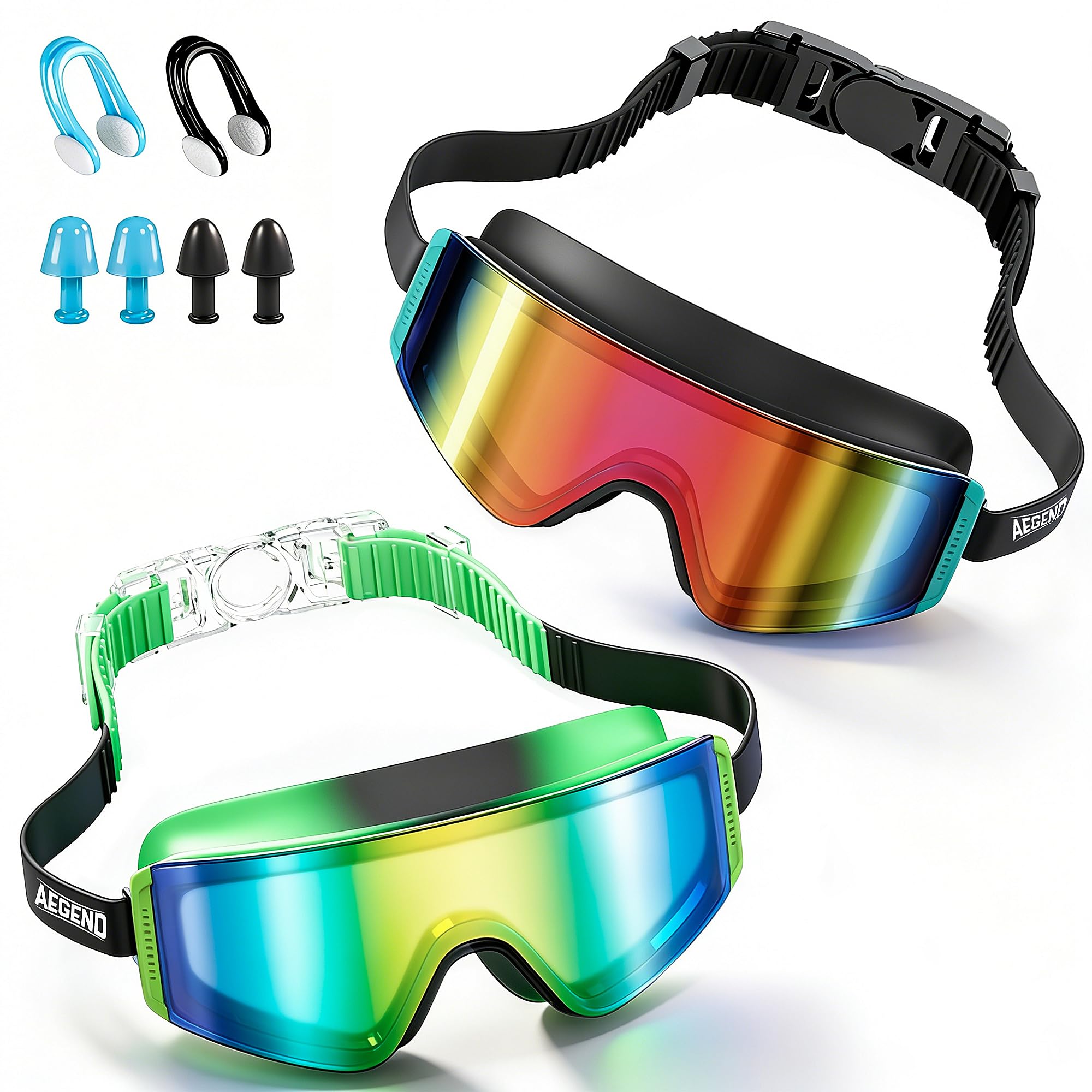 Save 55% on Aegend Kids Swim Goggles 2 Pack