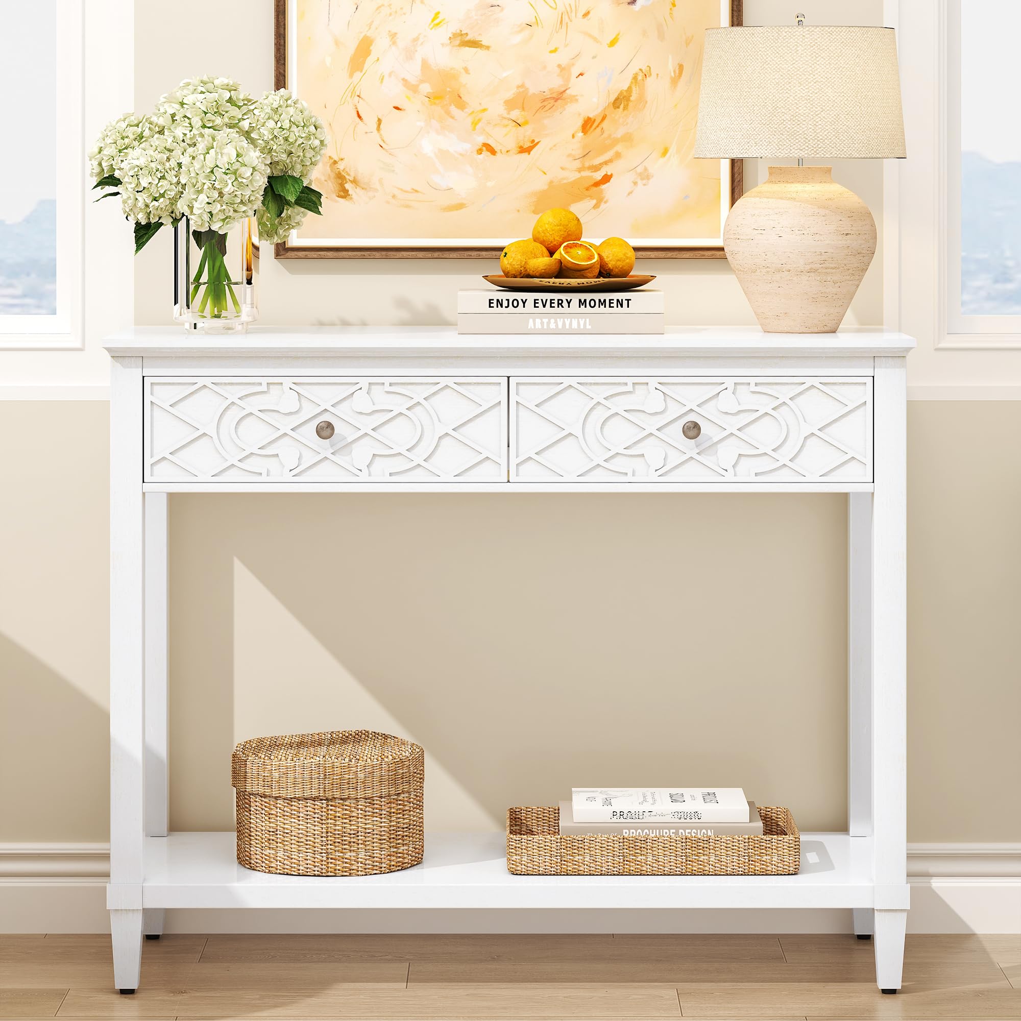 Save 50% on Karlott 40" Console Table with Drawers