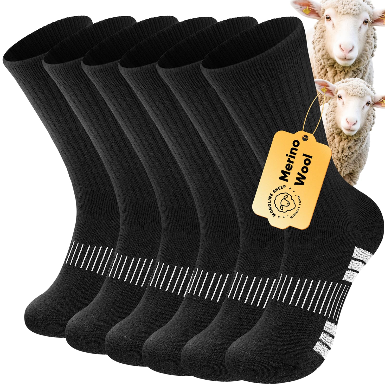 47% Off Merino Wool Hiking Socks for Men Women