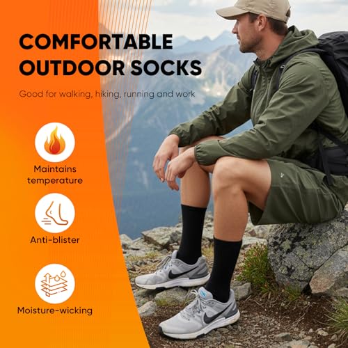 47% Off Merino Wool Hiking Socks for Men Women - Image 6