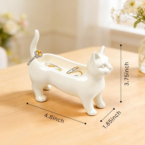 55% Off PUDDING CABIN Cat Ring Holder for Women - Image 3