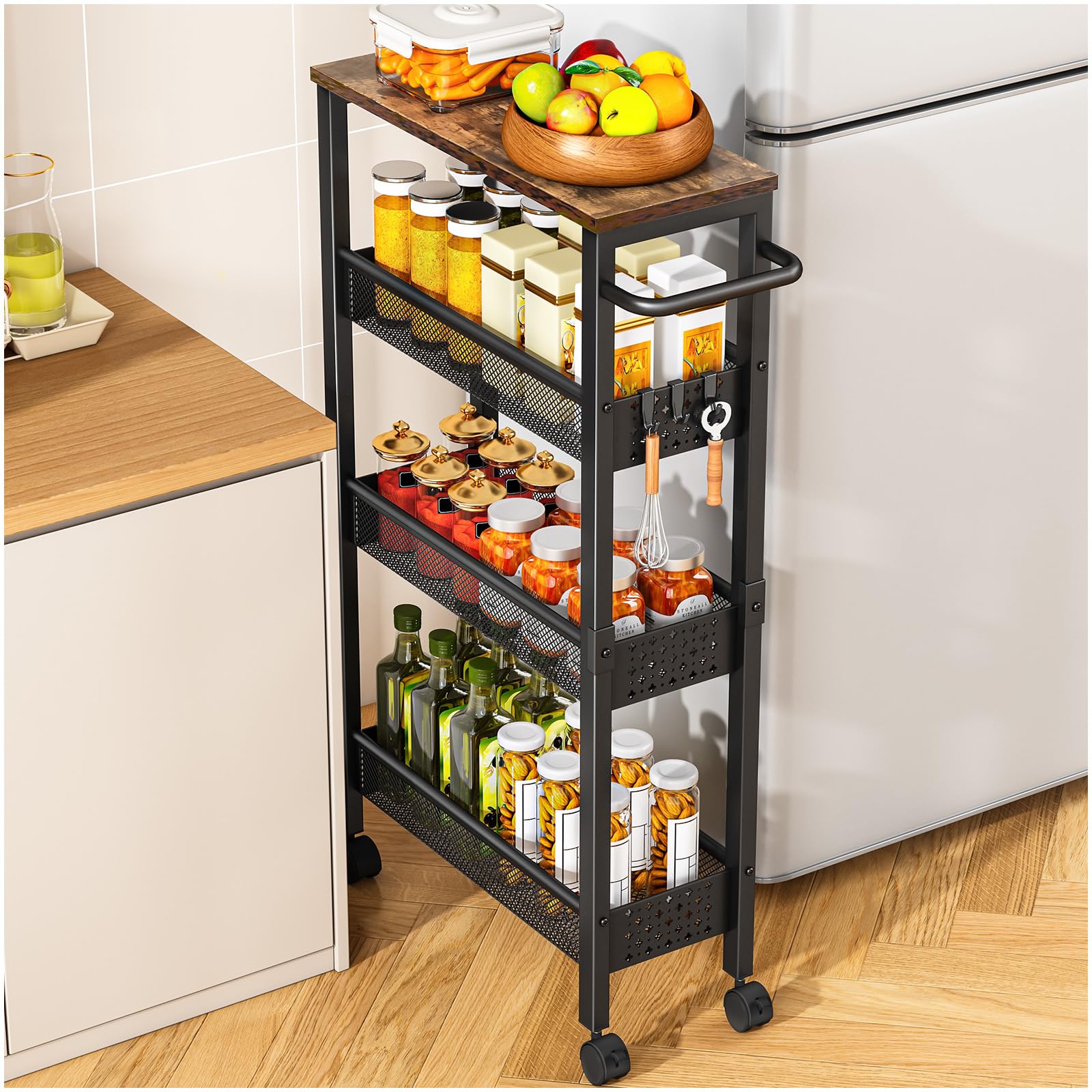 36% Off Vivihomety Slim Storage Cart with Wheels