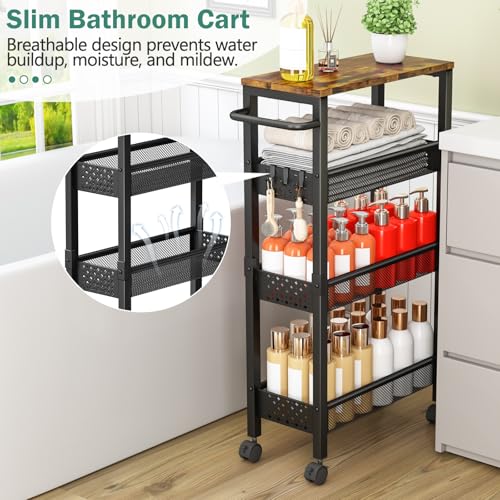 36% Off Vivihomety Slim Storage Cart with Wheels - Image 4
