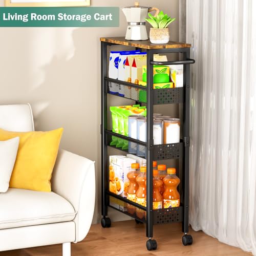 36% Off Vivihomety Slim Storage Cart with Wheels - Image 7