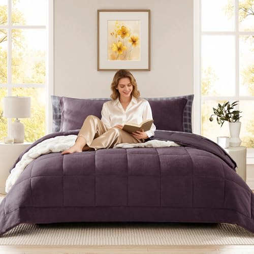 33% Off AMBERSPACE Plush King Comforter Set – 7 Pcs - Image 3
