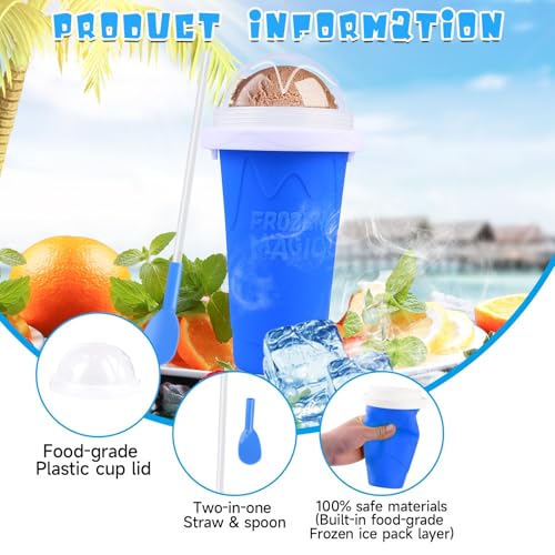 40% Off DIY Slushie Maker Cups – Make Frozen Treats in Minutes! - Image 4