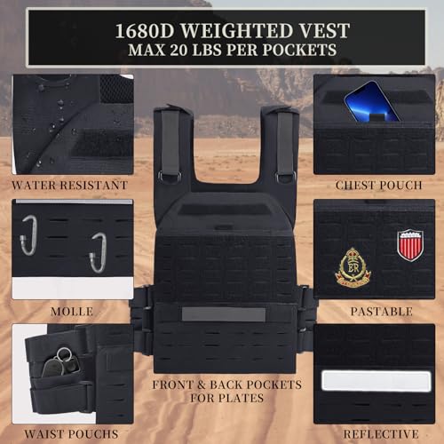 50% Off Tactical Weighted Vest for Endurance Training - Image 4