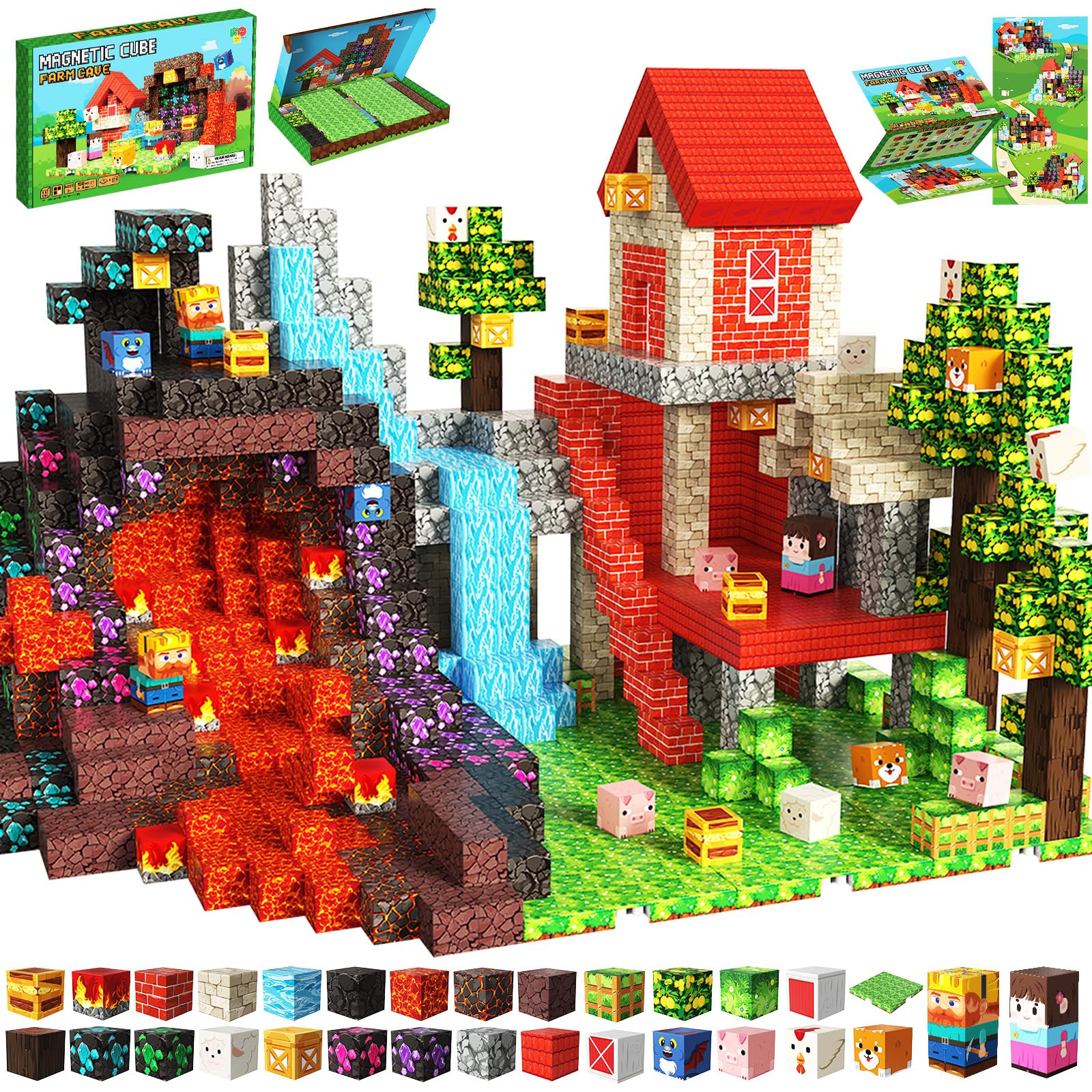 50% Off 150 PCS Magnetic Blocks STEM Toy Set