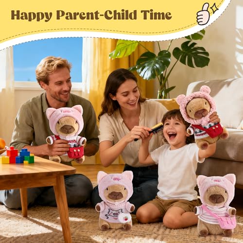 28% Off Capybara Plush with 9 Outfit Pieces - Image 4