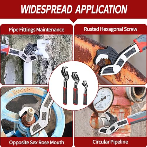 Up to 30% Off Auto-Adjusting Pipe Wrench Set 3-Piece - Image 8