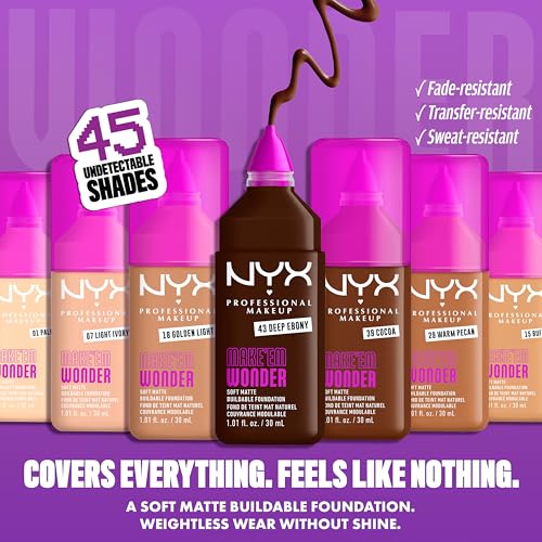 16% Off NYX 24H Liquid Foundation with Soft Matte Finish - Image 3