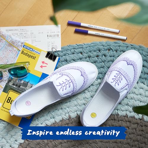 23% Off edding 10-Color Fabric Pen Set for Textile Art - Image 4