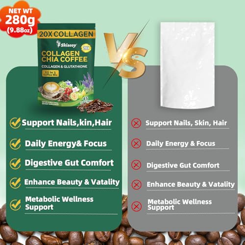 20% Off Skiseoy Collagen & Chia Coffee Mix (45 Servings) - Image 7