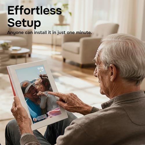 50% Off OTJ Frameo 10.1" WiFi Digital Photo Frame - Image 7
