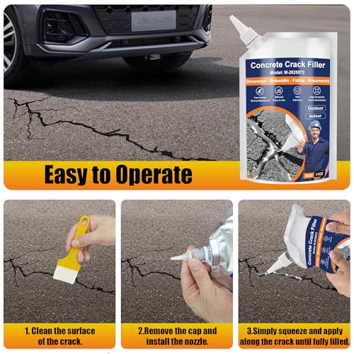 20% Off MOSAMNI Concrete Crack Filler - 4 Pack - Image 6