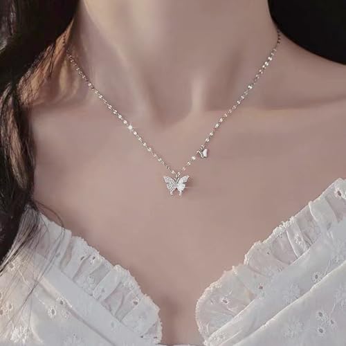 Save 70% on FEULJEW Butterfly Pendant Necklace for Women - Image 4