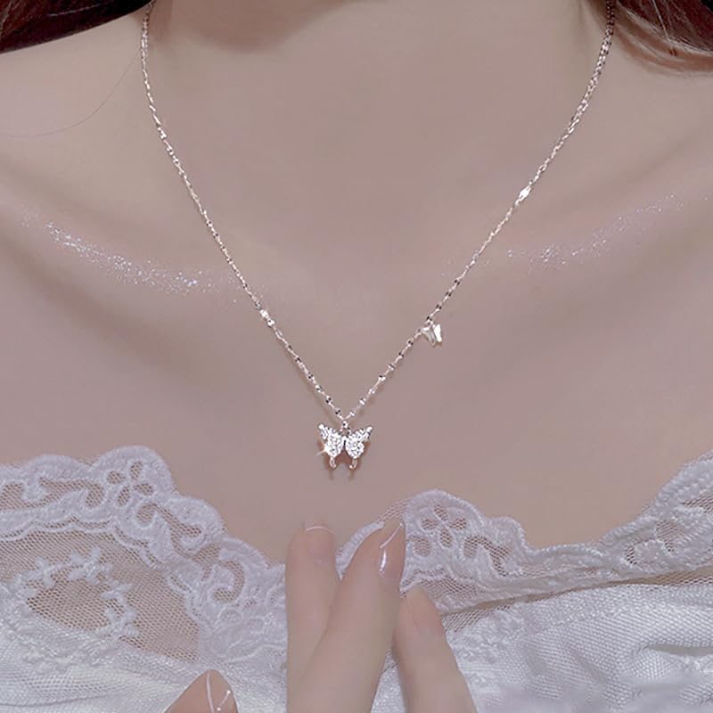 Save 70% on FEULJEW Butterfly Pendant Necklace for Women - Image 7