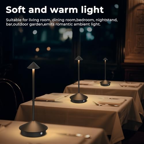 2-Pack Cordless LED Table Lamps - 6000mAh Rechargeable - Image 6