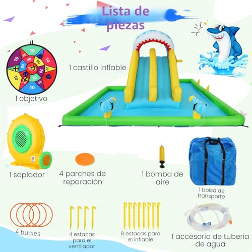 70% Off 8-in-1 Inflatable Water Bounce House for Kids - Image 5