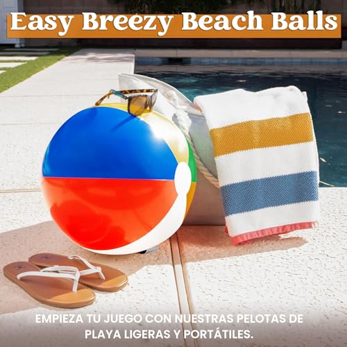 37% Off JOYIN 4-Pack 20" Beach Balls – Pool Toys - Image 7