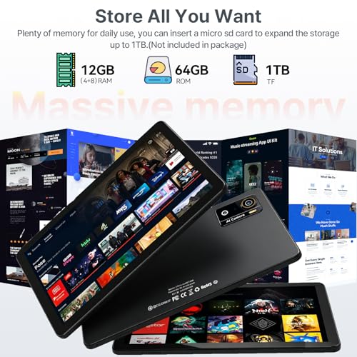 29% Off ZONKO 10.1" Android 16 Tablet - 12GB RAM - Image 4