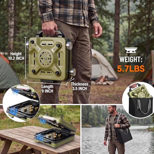 30% Off 2-Burner Portable Propane Camping Stove - Image 5