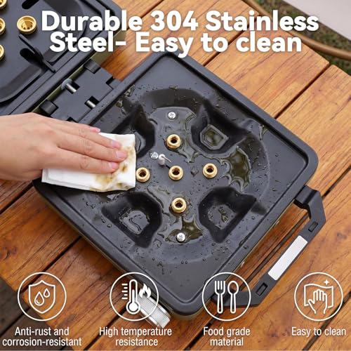30% Off 2-Burner Portable Propane Camping Stove - Image 7