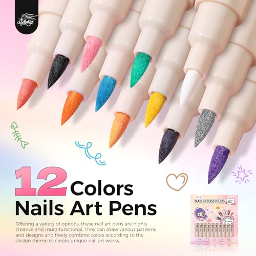 Save 40% on 12-Piece Nail Art Pen Set - Image 3