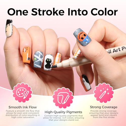 Save 40% on 12-Piece Nail Art Pen Set - Image 5