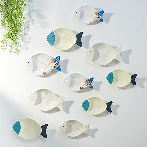 50% Off Nautical Wooden Fish Wall Decor Set - Image 7