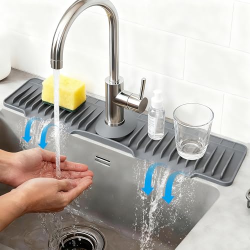50% Off XiflLife 24" Silicone Sink Mat with Fast Drainage - Image 2