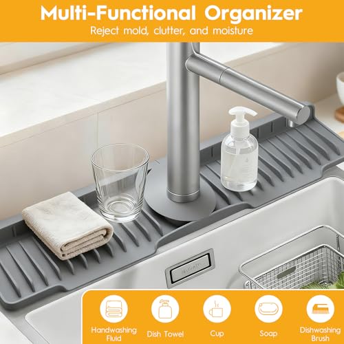 50% Off XiflLife 24" Silicone Sink Mat with Fast Drainage - Image 7