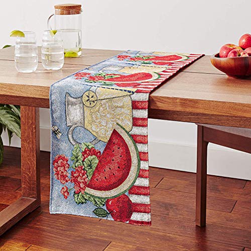 9% Off Tache Fruity Drinks Woven Table Runner - Image 2